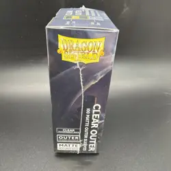 Outer Sleeves: Matte Clear Dragon Shield 100 ct. SEALED NEW - Image 3
