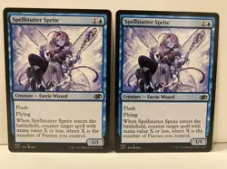 x2 NM Spellstutter Sprite Jumpstart 2022 Regular MTG - Image 1