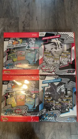 Pokemon Black Bolt White Flare Binder + Poster Collection Sam’s sealed! - Image 1