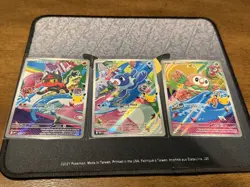 Pokemon First Partner Illustration Collection Rowlet, Litten, Popplio - Image 1