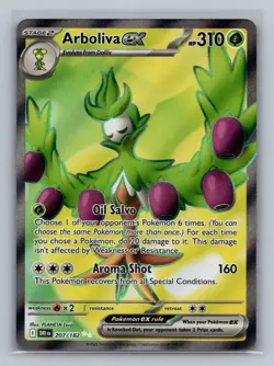 Arboliva ex 207/182 Ultra Rare Destined Rivals Pokemon Near Mint - Image 1