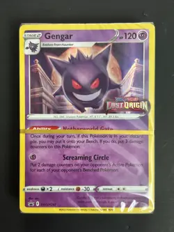 Pokemon 2022 Sword & Shield Lost Origin Gengar Prelease Promo SWSH241 Sealed NM - Image 1