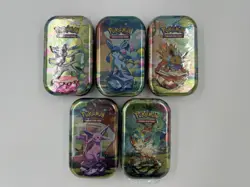 Pokemon Prismatic Evolutions Mini Tins 3x Brand New Sealed Assorted - Image 2