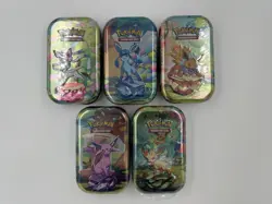 Pokemon Prismatic Evolutions Mini Tins 3x Brand New Sealed Assorted - Image 3