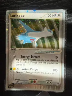 Pokemon Latios ex EX Dragon Holo Ultra Rare 94/97 Holo MP LAMINATED READ - Image 1