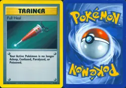 FULL HEAL 82/102 UNCOMMON BASE SET UNLIMITED POKEMON MP - Image 3