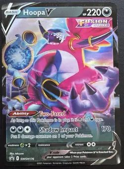 Hoopa V SWSH176 Black Star Promo Pokemon TCG NM - Image 1