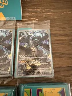 Pokemon Ascended Heroes N's Zekrom Promo Sealed 4x, 4x Sleeves and Booklet - Image 5