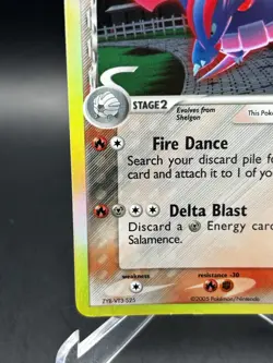 2005 Pokemon Salamence (Delta Species) 14/113 Delta Species Holo Rare LP - Image 4