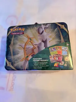 Pokemon TCG Arceus Collector’s Chest Lunchbox Tin Spring 2022 New Factory Sealed - Image 1
