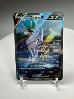 Pokemon TCG Chilling Reign Ice Rider Calyrex V 164/198 Alternate Art Full Art NM - Image 1