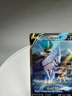 Pokemon TCG Chilling Reign Ice Rider Calyrex V 164/198 Alternate Art Full Art NM - Image 2