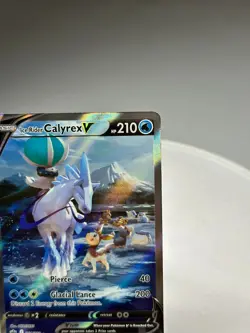 Pokemon TCG Chilling Reign Ice Rider Calyrex V 164/198 Alternate Art Full Art NM - Image 4