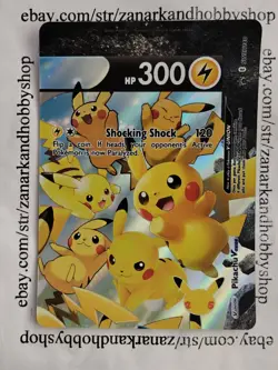 Pokemon Pikachu V-UNION SWSH140 Black Star Promo NM - Image 1