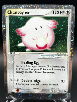 2003 Chansey ex 96/109 Ruby and Sapphire Holo Ultra Rare Pokemon TCG Vintage - Image 1