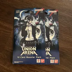 Union Arena Solo Leveling Sleeved Booster Blister Pack x2 Sealed English - Image 1