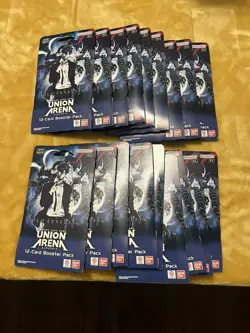 Union Arena Solo Leveling Sleeved Booster Blister Pack x18 Sealed English - Image 1
