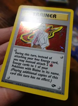 Blaine 17/132 Gym Challenge Holo Rare Pokemon Card VLP-NM - Image 4