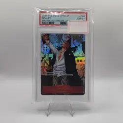 Shanks OP09-004 PSA 10 Alternate Art Foil One Piece TCG Manga Rare Card - Image 1