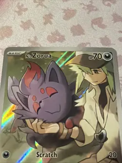 Pokemon TCG Journey Together N's Zorua #189 Holo Promo Card - Image 2