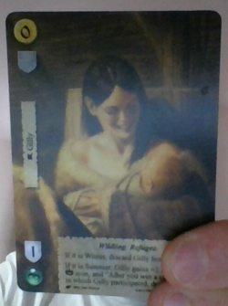 A Game Of Thrones 1st Edition LCG Official FFG Gilly Alt Art Promo Card - Image 1