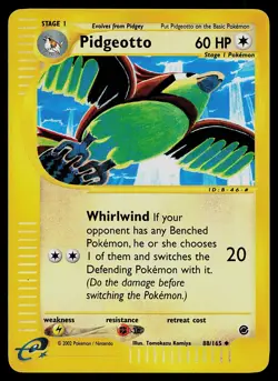 Pokemon Card - Pidgeotto Expedition Base Set 88/165 Reverse Holo Uncommon - Image 1