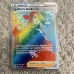 Pokemon Cynthia's Ambition Full Art Holo 178/172 Brilliant Stars Card - Image 1