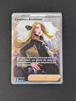 Cynthia's Ambition Full Art Holo Card 169/172 Swsh09 Brilliant Stars NM - Image 1