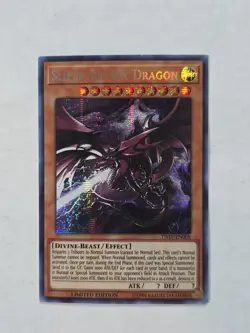 Yu-Gi-Oh Card: Slifer the Sky Dragon TN19-EN008 Secret Rare Limited Edition Foil - Image 1