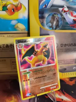Pokemon Karte Card Charizard Glurak LV. 55 Secret Wonders Reverse Holo Exc- - Image 1