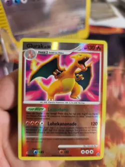 Pokemon Karte Card Charizard Glurak LV. 55 Secret Wonders Reverse Holo Exc- - Image 2