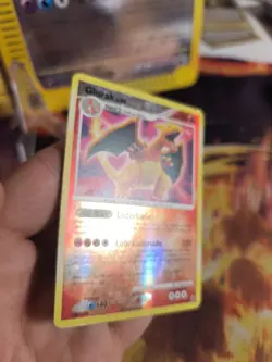 Pokemon Karte Card Charizard Glurak LV. 55 Secret Wonders Reverse Holo Exc- - Image 3