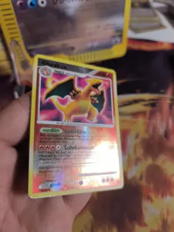 Pokemon Karte Card Charizard Glurak LV. 55 Secret Wonders Reverse Holo Exc- - Image 4