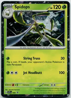 Spidops #009 Cosmos Holo SV: Scarlet & Violet Promo Cards - NM - Image 1