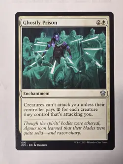 1x Ghostly Prison NM/M Commander 2021 C21 Uncommon Magic The Gathering Mtg - Image 1