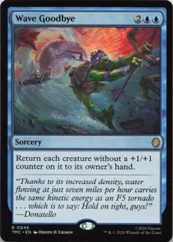 Wave Goodbye R Commander: Teenage Mutant Ninja Turtles 46 NM MTG - Image 1