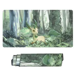 Leafeon - Board Game Pokemon Playmat Games Mousepad Play Mat of TCG 2464 - Image 1