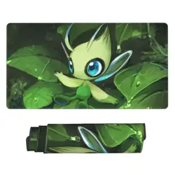 Celebi - Board Game Pokemon Playmat Games Mousepad Play Mat of TCG 3623 - Image 1