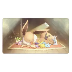 Eevee - Board Card Game Pokemon Playmat Game Mousepad Play Mat of TCG 2132 - Image 2