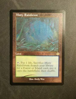 Misty Rainforest - Foil Etched Retro - NM - Modern Horizons 2 MH2 - MTG Rare - Image 1