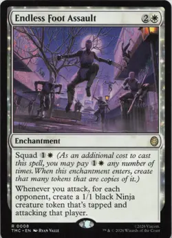 Endless Foot Assault R Commander: Teenage Mutant Ninja Turtles 8 NM MTG - Image 1