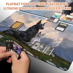 RIN AND SERI, INSEPARABLE -Magic The Gathering Playmat MTG CCG TCG Playmat - Image 2