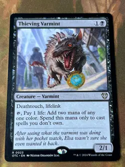 1x THIEVING VARMINT - Commander - MTG - Magic the Gathering - Image 1