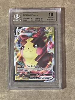 BGS 10 2021 Pokemon Swsh Shining Fates FA/Morpeko Vmax #38 *Dmg Corner of Slab* - Image 1