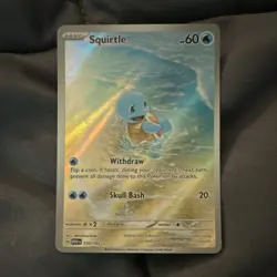 Pokemon TCG Squirtle 170/165 Scarlet & Violet 151 Holo Illustration Rare - Image 1