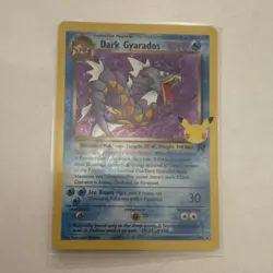 Pokemon Dark Gyarados 8/82 Team Rocket Holo Rare 70 HP Unlimited Pokemon TCG - Image 1