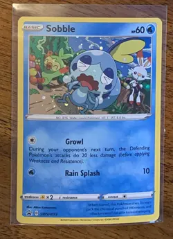 Pokemon TCG Sobble SWSH073 Holo Promo Sword & Shield Promo - Image 1