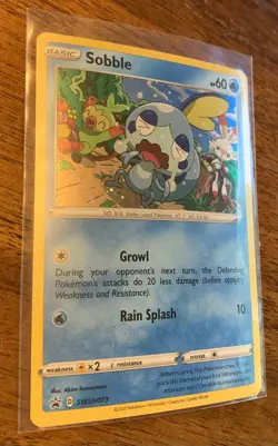 Pokemon TCG Sobble SWSH073 Holo Promo Sword & Shield Promo - Image 2