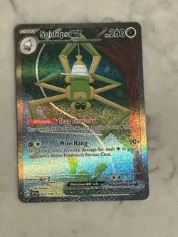 Pokemon TCG Spidops ex 243/198 Special Illustration Rare Scarlet & Violet MINT - Image 2