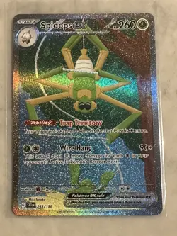 Pokemon TCG Spidops ex 243/198 Special Illustration Rare Scarlet & Violet MINT - Image 4